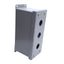 New – Open box Hammond MPB-3 Wall Mount Pushbutton Enclosure, 3-Hole, 7 x 3x 4in, 22mm PB