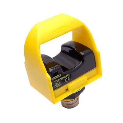 Used Banner STBVR81Q Safety Optical Touch Button, 20-30VAC/DC, 2 Relay Out, 5-Pin QD