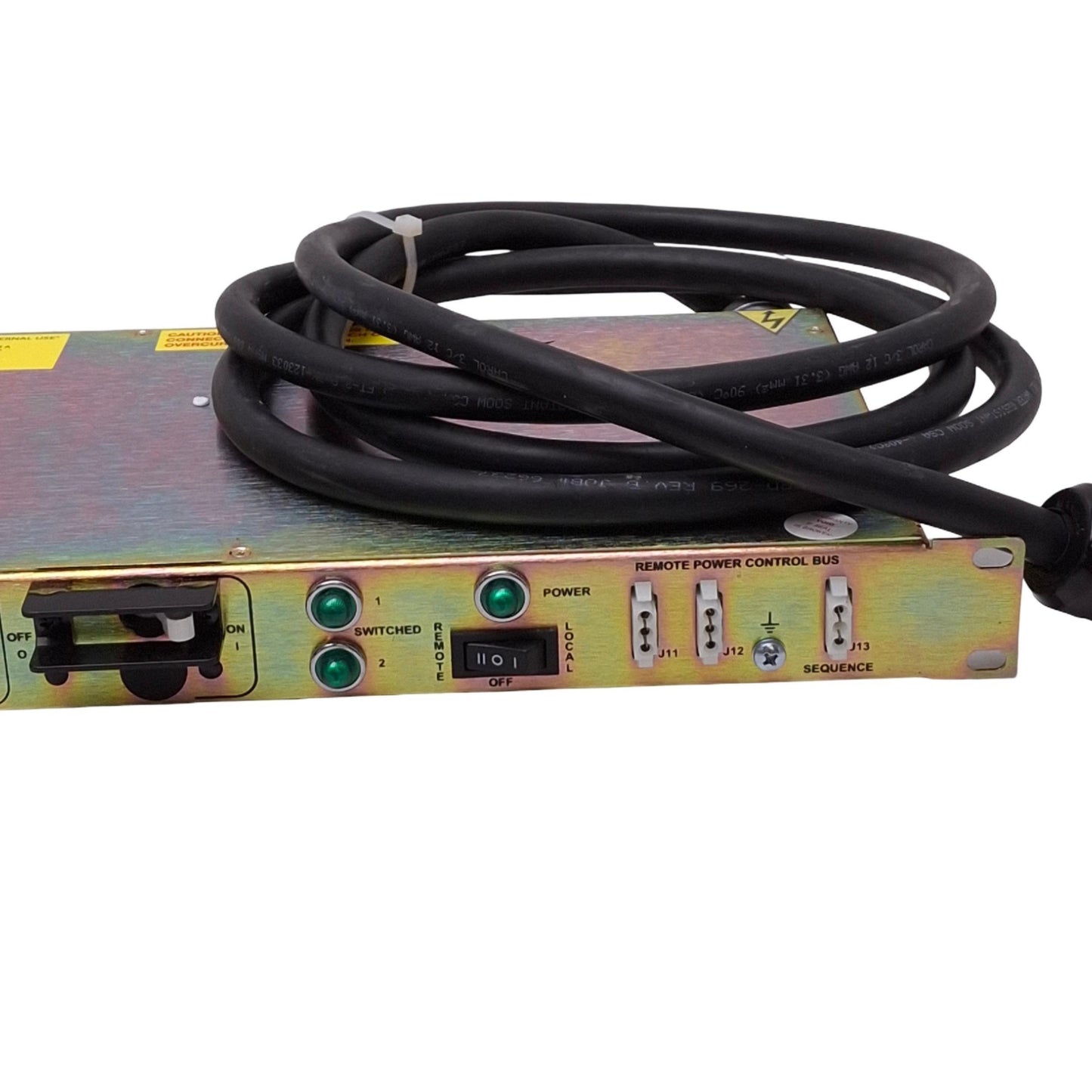 Used Eaton TPC115-10A2 REPO Power Distribution Unit, 120VAC 16A 1.92kW Max, 1U Rack