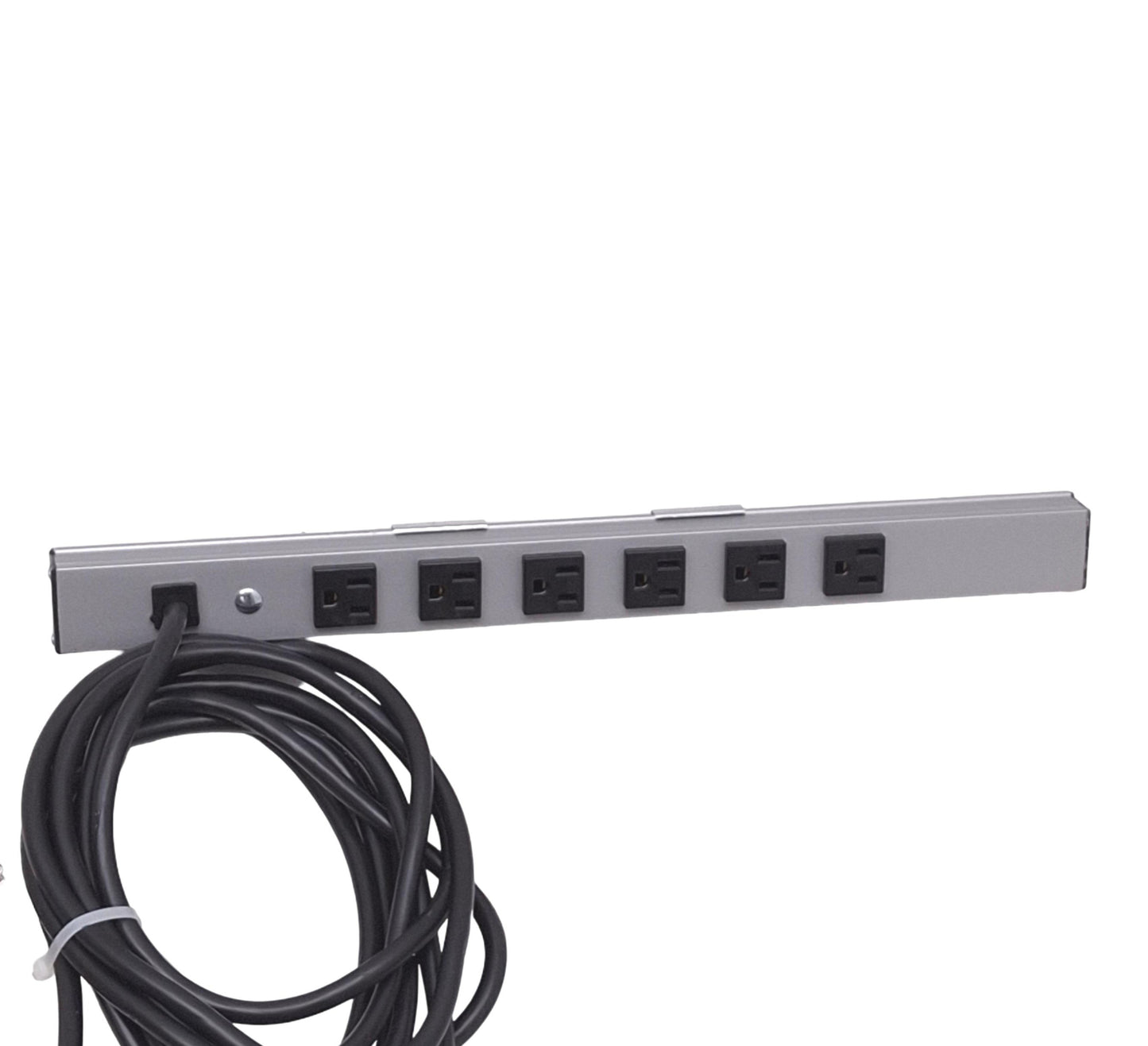 Used Legrand 180615-PC-P Power Strip, 6 Outlets, 15A 120VAC Max, 15ft Cable