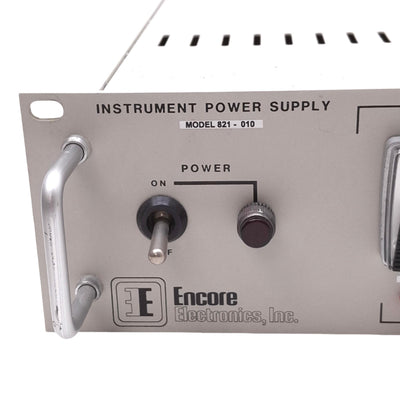 For parts or not working Encore Electronics 821-010 Multi-Output Power Supply, 115/230VAC, 2U Rack