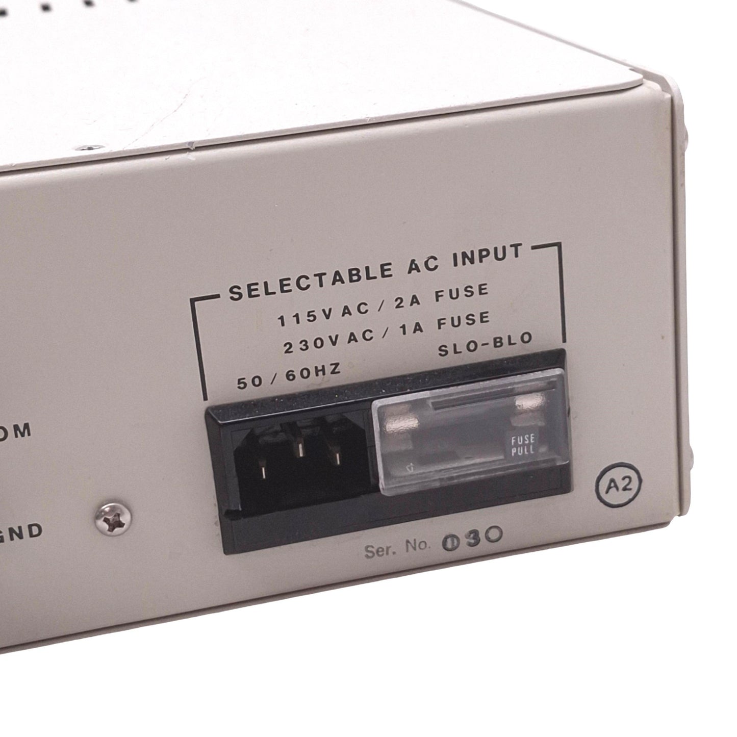 For parts or not working Encore Electronics 821-010 Multi-Output Power Supply, 115/230VAC, 2U Rack