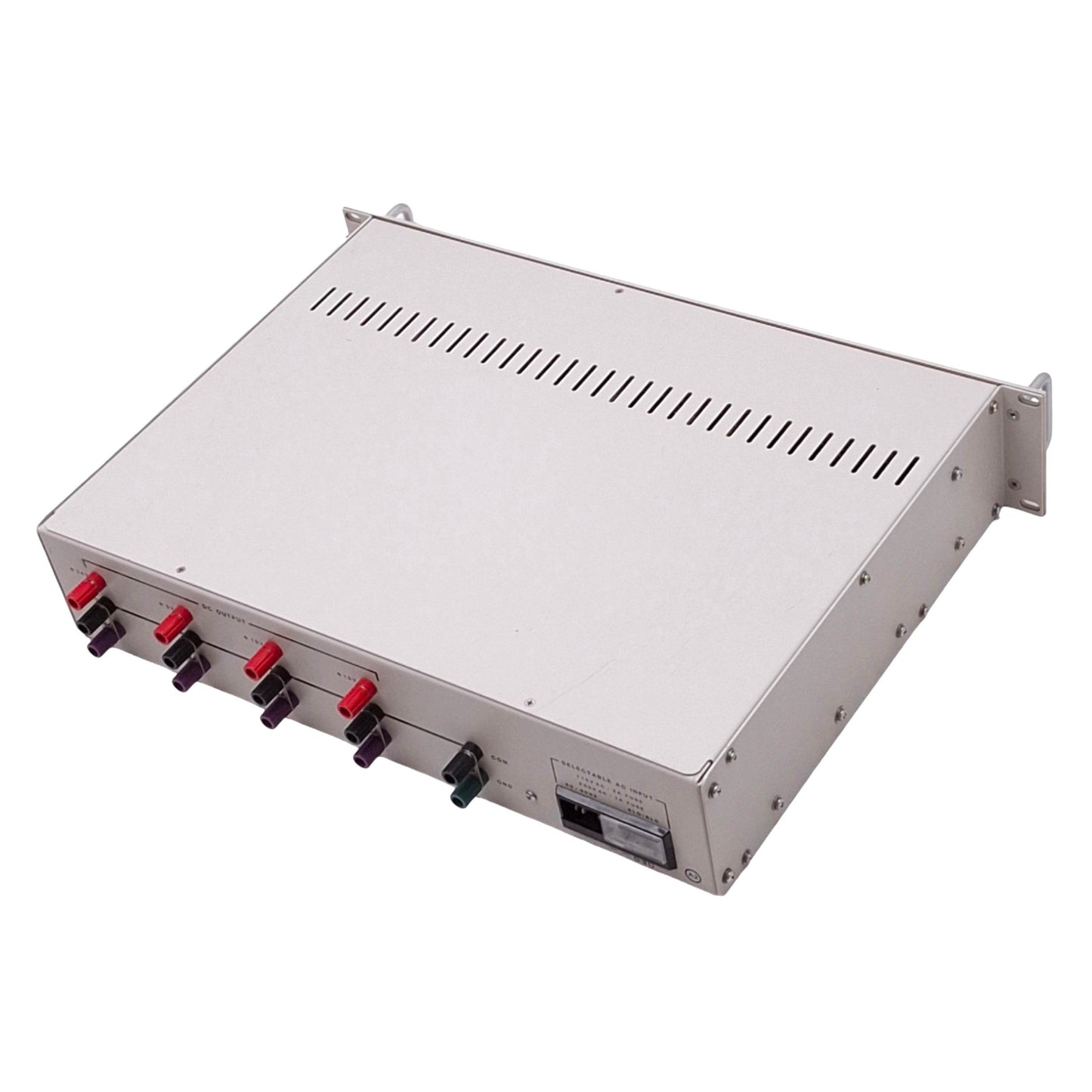 For parts or not working Encore Electronics 821-010 Multi-Output Power Supply, 115/230VAC, 2U Rack