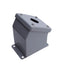 Used Saginaw SCE-1PBA Pushbutton Switch Enclosure, 1-Hole, 30mm PB, 4in x 4in x 5in