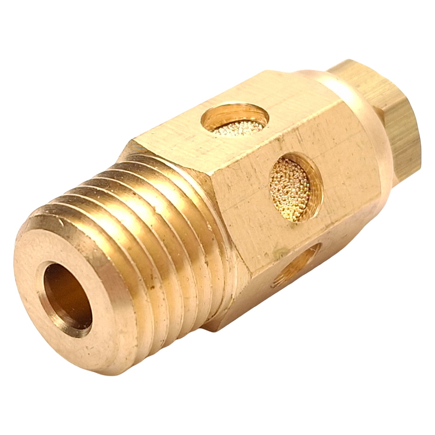 Used Lot of 2 Aro 20313-2-G 4ZJ85 Brass Flow Control Valve, 0-250psi, 40µm, 1/4in NPT