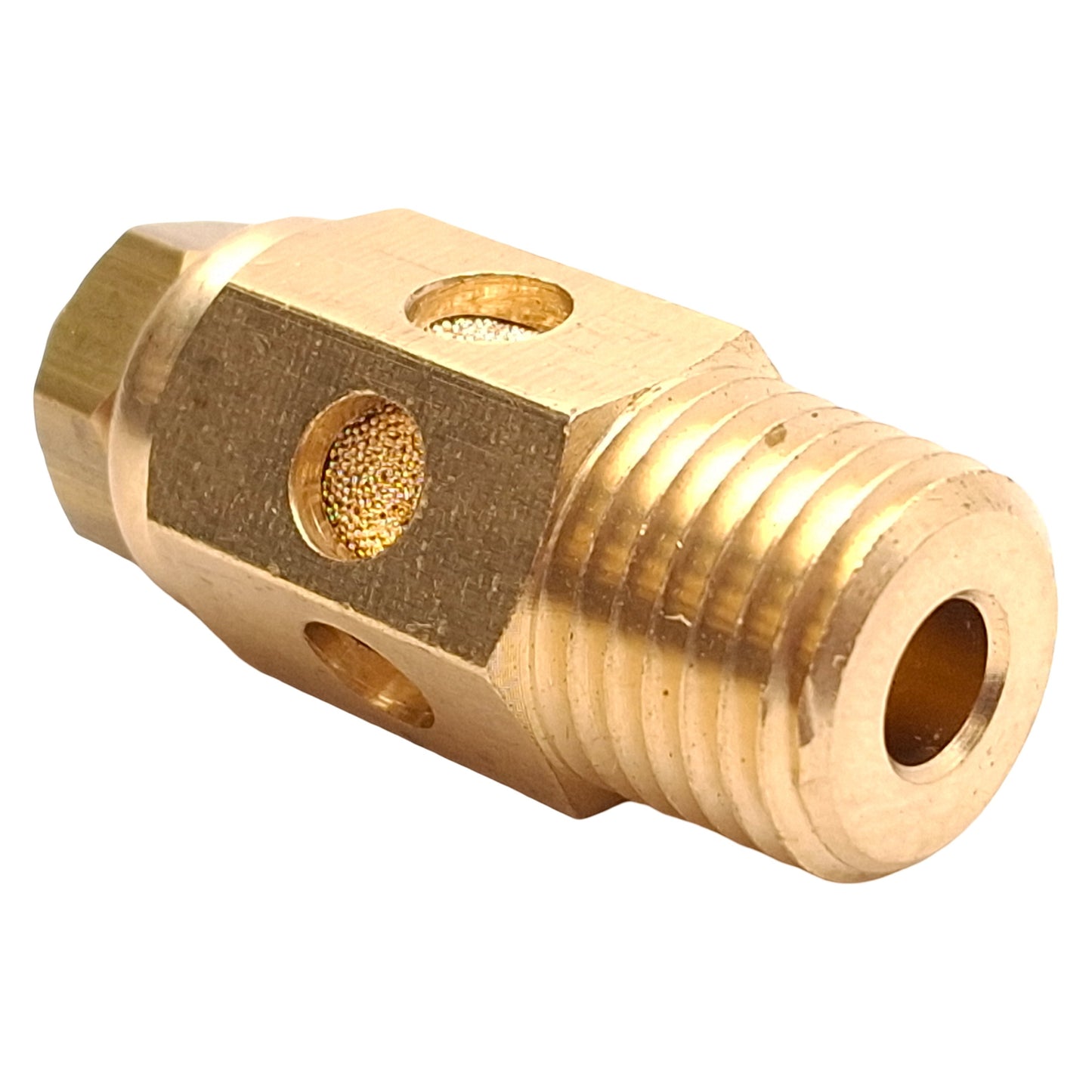 Used Lot of 2 Aro 20313-2-G 4ZJ85 Brass Flow Control Valve, 0-250psi, 40µm, 1/4in NPT