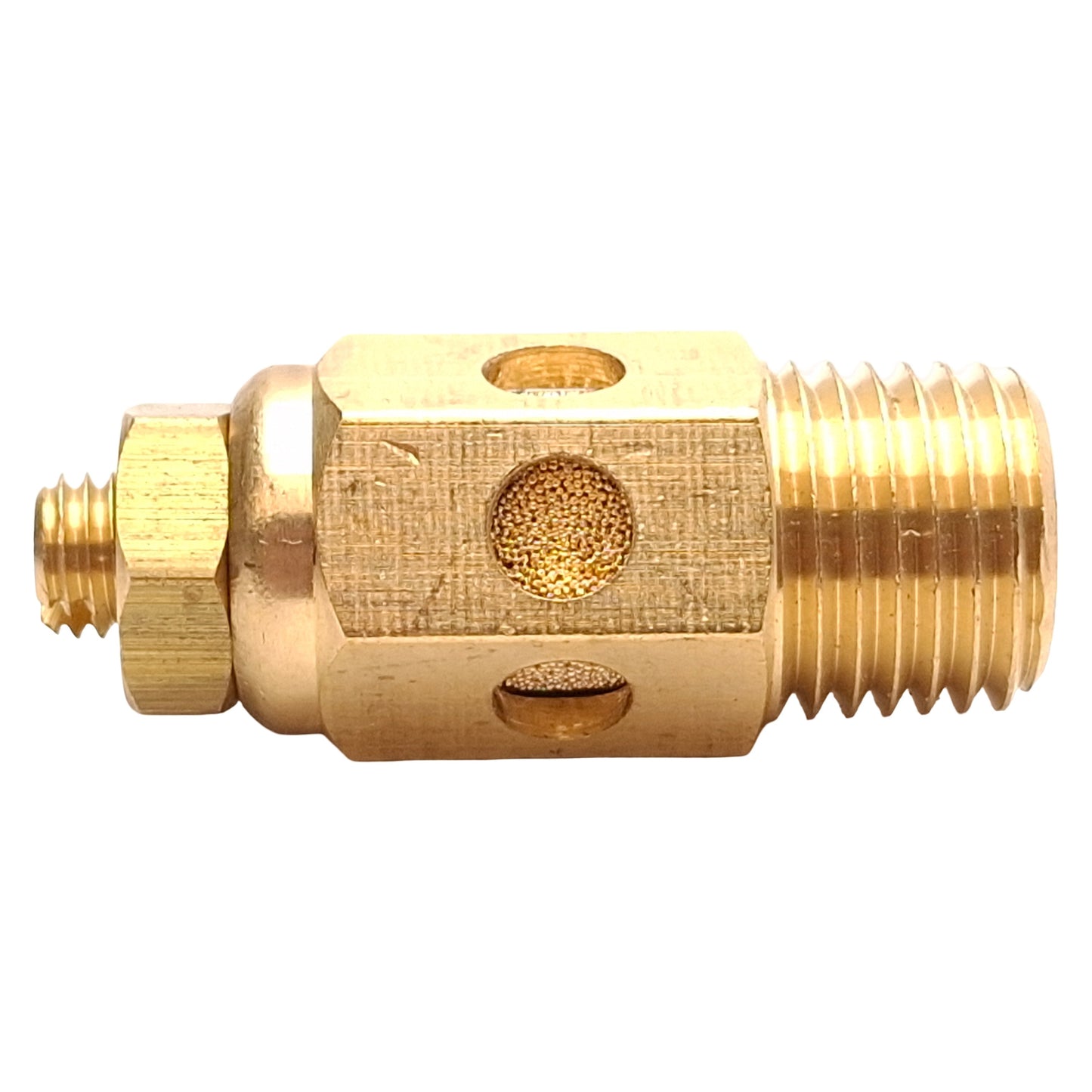 Used Lot of 2 Aro 20313-2-G 4ZJ85 Brass Flow Control Valve, 0-250psi, 40µm, 1/4in NPT