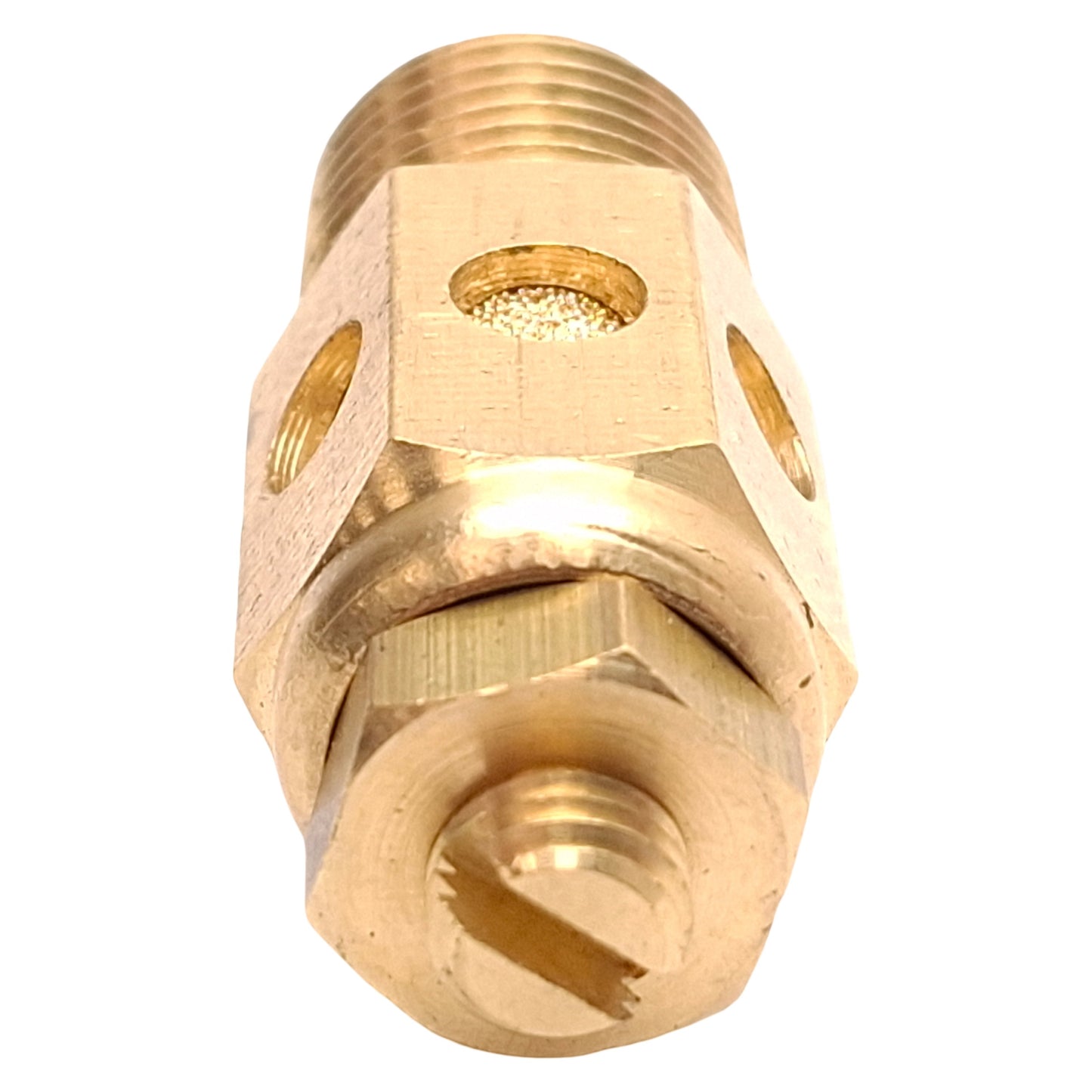Used Lot of 2 Aro 20313-2-G 4ZJ85 Brass Flow Control Valve, 0-250psi, 40µm, 1/4in NPT