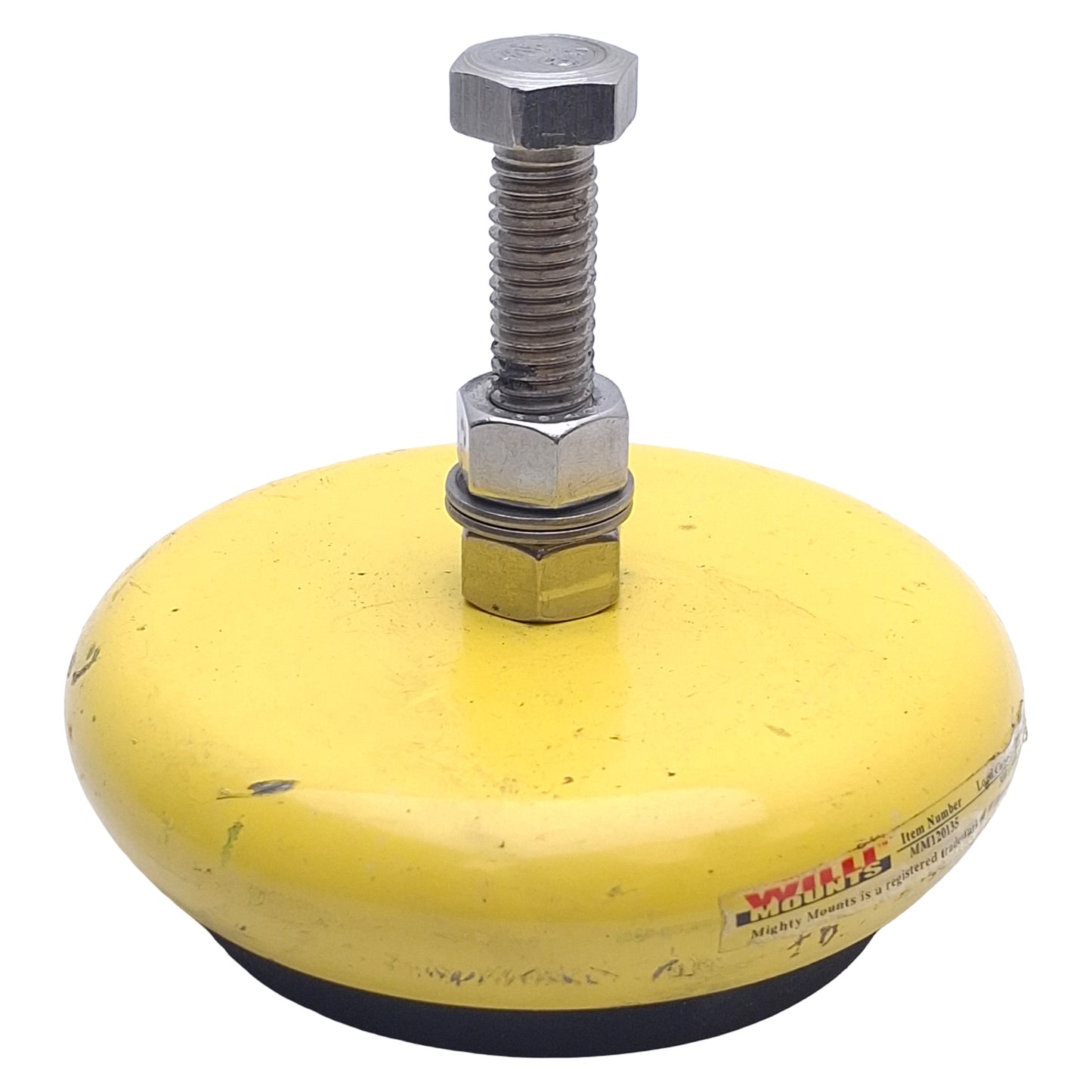 Used S&W Mighty Mount MM120135 Anti-Vibration Machine Mount, 1/2"-13 Thread, 2000lbs