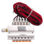New – Open box SMC VQZ01-GCN014A Solenoid Valve Manifold, 6-Station, 0.7MPa, Rc1/8, 24VDC Coils