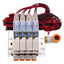 New – Open box SMC VQZ01-GCN003 Solenoid Valve Manifold, 4-Station, 0.7MPa, Rc1/8, 24VDC Coils