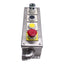 New – Open box Allen Bradley 800H/T Emergency Stop Control Station, 1NCLB / 1NO / 1NO / 1NO1NC