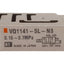 Used SMC VQ1141-5L-N3 Solenoid Valve 2-Position Single, ø5/32in One-Touch, 24VDC Coil