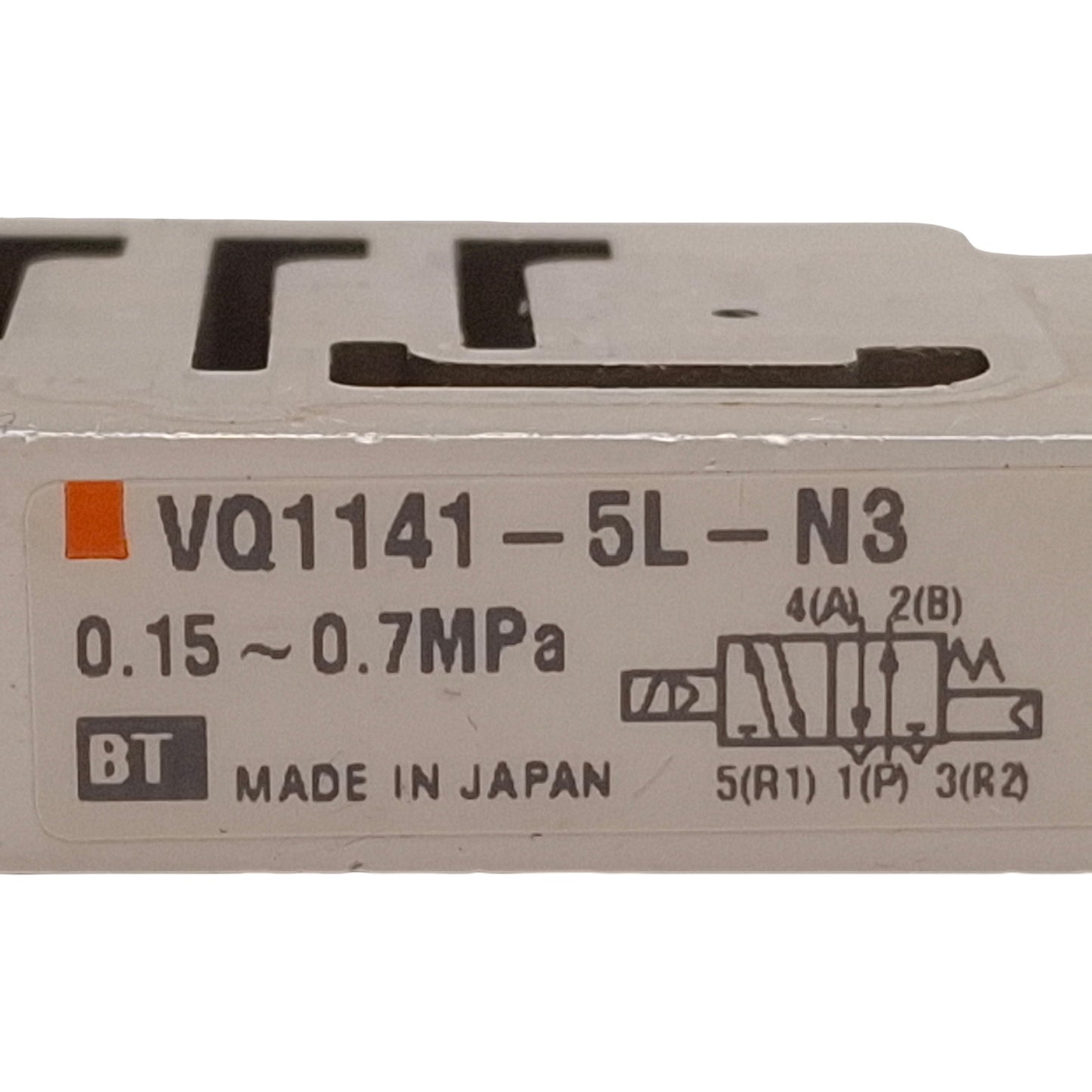 Used SMC VQ1141-5L-N3 Solenoid Valve 2-Position Single, ø5/32in One-Touch, 24VDC Coil