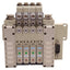 New – Open box Pisco VZH07-48S-D24-M04-D Vacuum Generator Manifold, 4-Station, 24VDC Coils