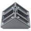 New Lot of 8 80/20 14077 2-Slotted Inside Corner Bracket, 45-Series, 39 x 40 x 39mm