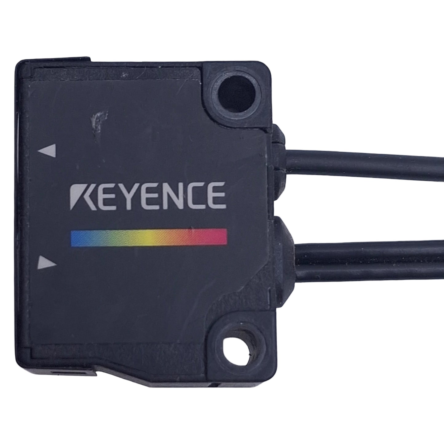 Used Keyence CZ-H37S Fiber Optic Sensor Head, RGB LED Light Source, 11-20mm Detection