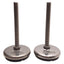 New – Open box Lot of 2 Sunnex Model 32 Stainless Steel Leveling Feet, 5/8in-11 x 6in, 2000lbs