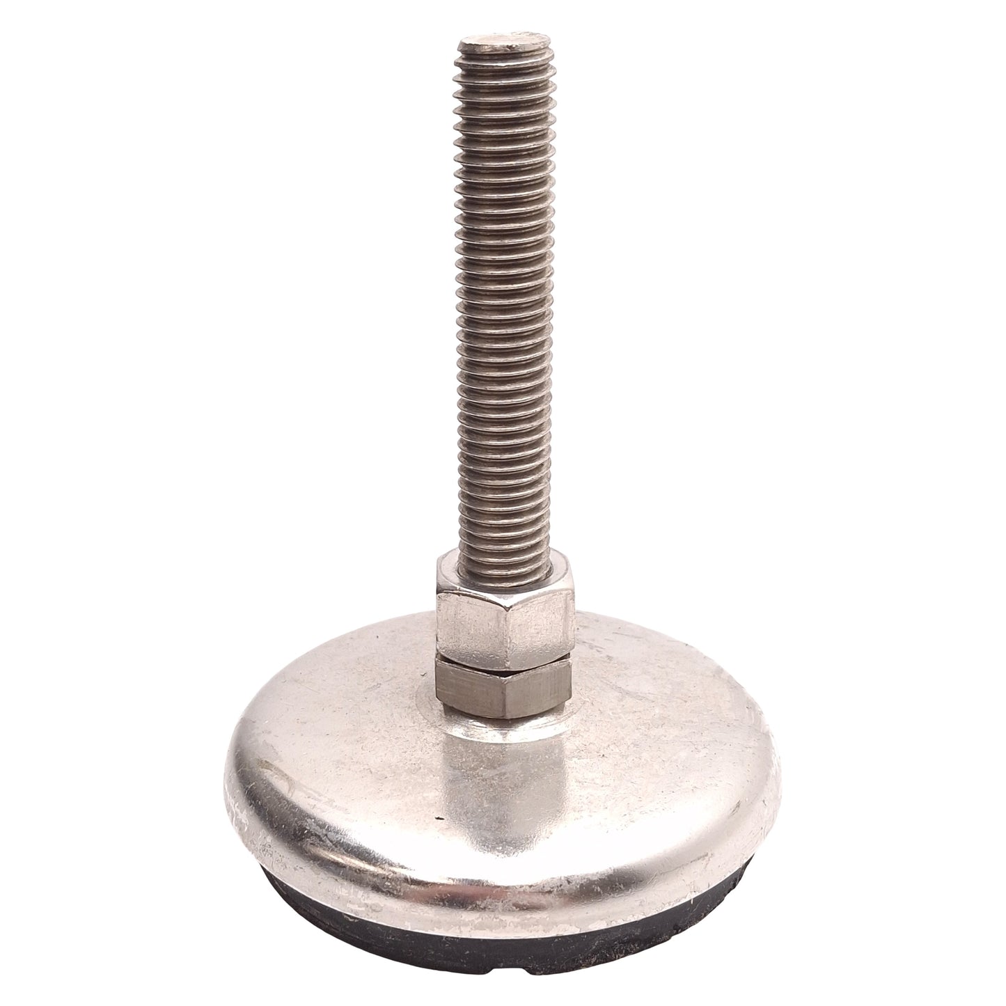 Used Lot of 2 Sunnex Model 32 Stainless Steel Leveling Feet, 5/8in-11 x 4in, 2000lbs