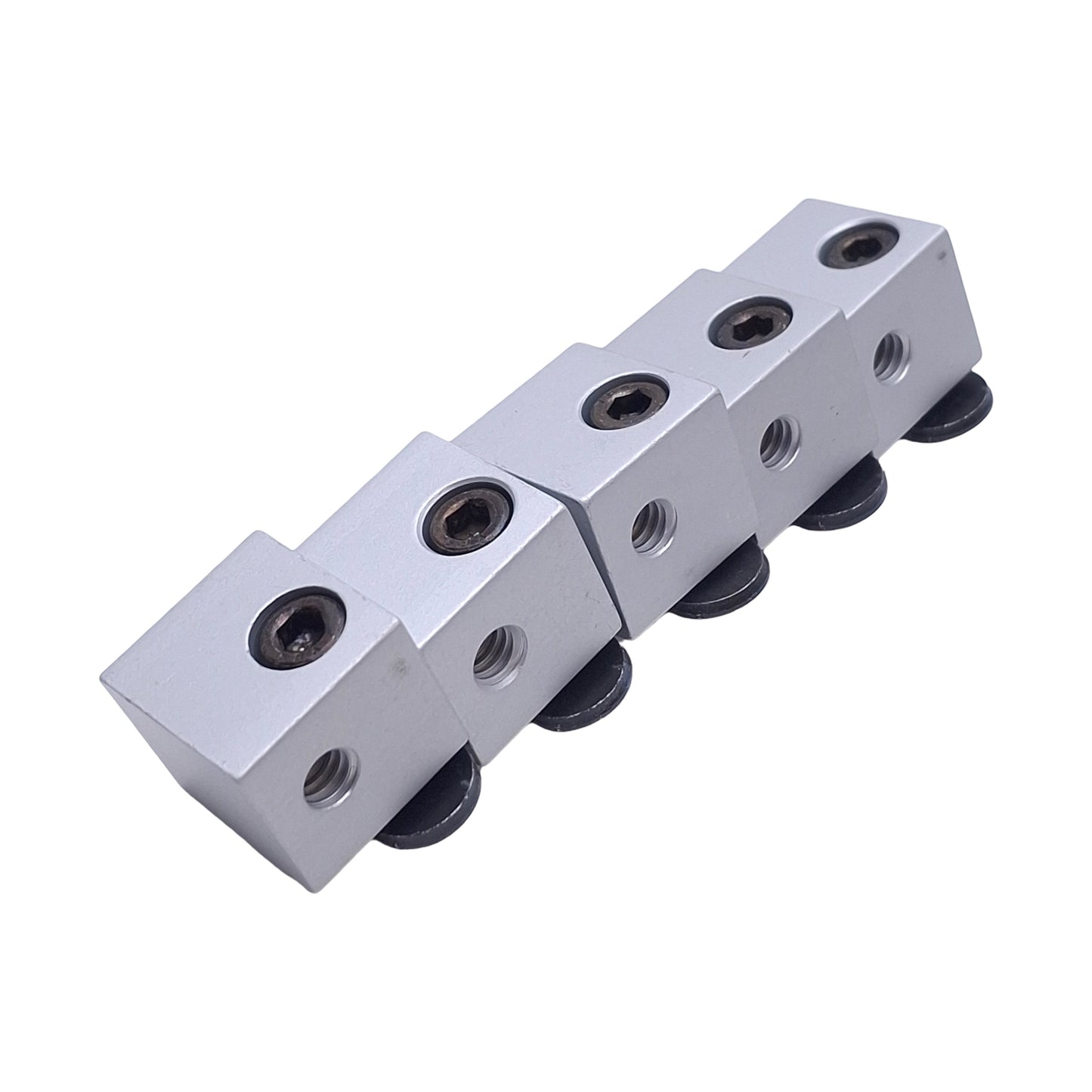 New Lot of 5 80/20 Inc 2427 Aluminum Panel Mount Blocks, 10 Series, w/Hardware
