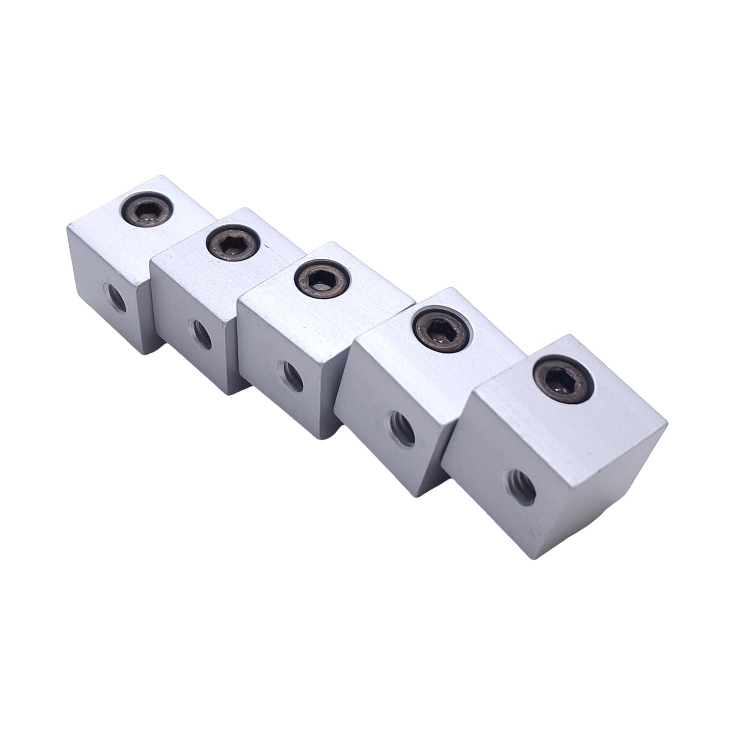 New Lot of 5 80/20 Inc 2427 Aluminum Panel Mount Blocks, 10 Series, w/Hardware