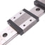 Used IKO LWLF24B (4x) Linear Motion Guide Blocks w/ 24x400mm Rail, 6.2kN Max Load