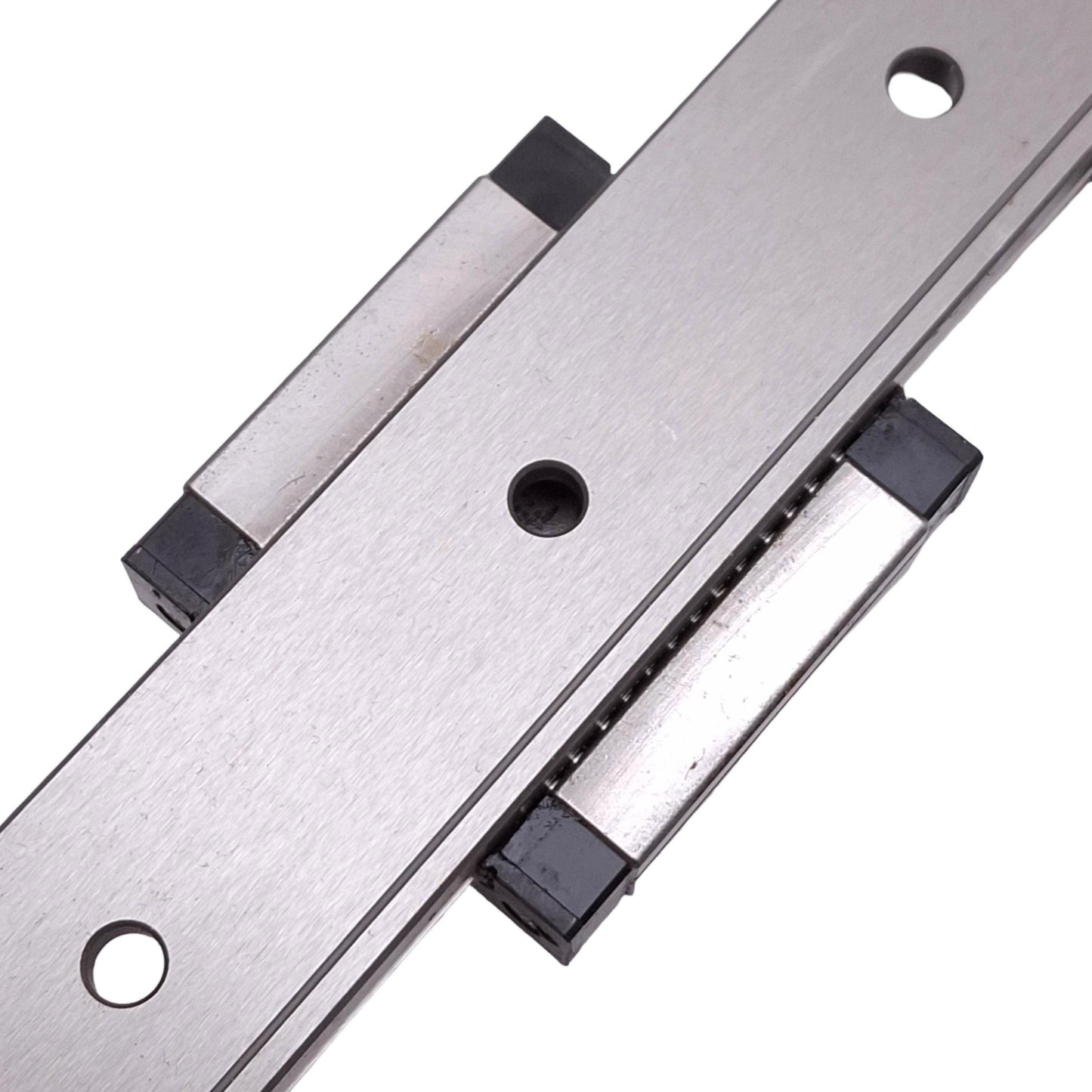 Used IKO LWLF24B (4x) Linear Motion Guide Blocks w/ 24x400mm Rail, 6.2kN Max Load