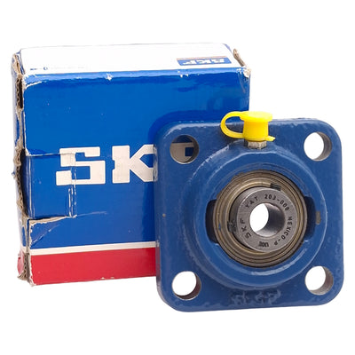 New SKF FY 1/2 RM Flanged Y-Bearing Assembly, ø1/2in ID, 3in x 3in Flange, 4750N