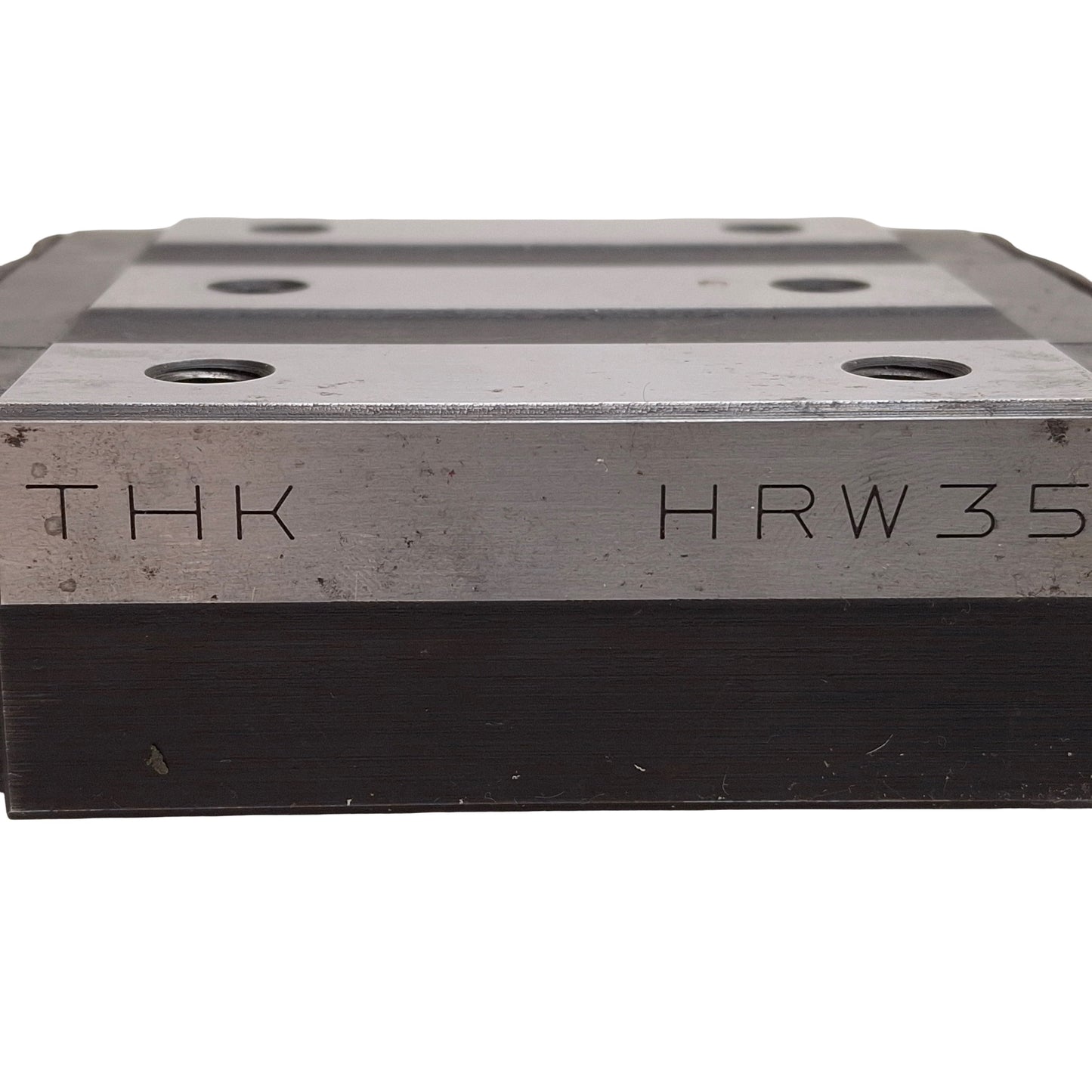 Used THK HRW35CR2UU+600L Linear Guide Assembly, 600mm Rail, (2x) 106.6x100mm Carriage