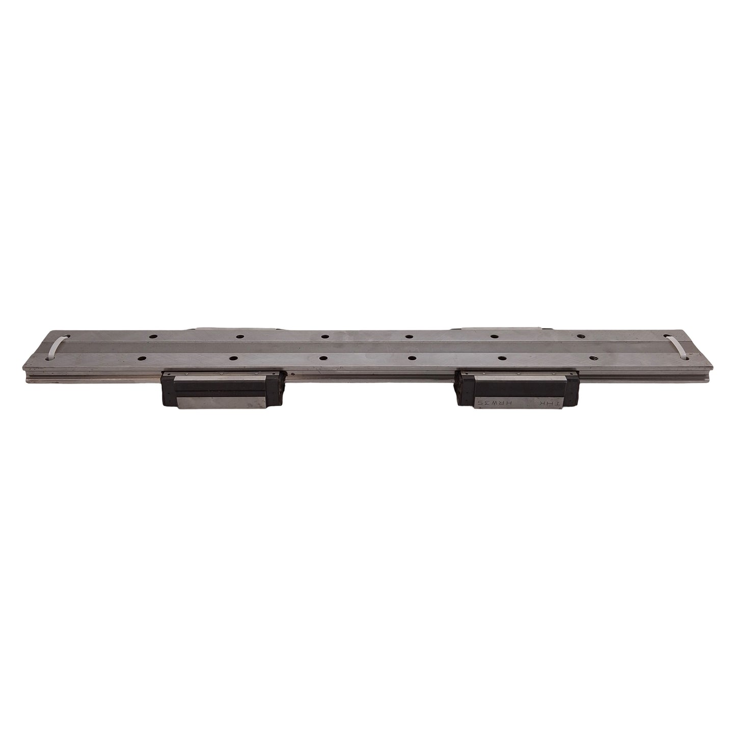 Used THK HRW35CR2UU+600L Linear Guide Assembly, 600mm Rail, (2x) 106.6x100mm Carriage