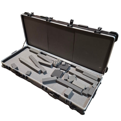 Pre-owned Case Club Custom Instrument Case W/ Customizable Modular Foam 63in x 24in x 11in