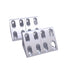 New Lot of 4 80/20 4138 Gusseted Inside Corner Bracket, 8-Hole, 10 Series