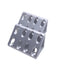New Lot of 4 80/20 4138 Gusseted Inside Corner Bracket, 8-Hole, 10 Series