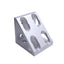 New Lot of 4 80/20 4138 Gusseted Inside Corner Bracket, 8-Hole, 10 Series