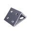 New Lot of 4 80/20 4138 Gusseted Inside Corner Bracket, 8-Hole, 10 Series