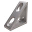 Used Lot of 4 80/20 4336 Tall Gusseted Inside Corner Bracket, 15-Series, 4-Hole