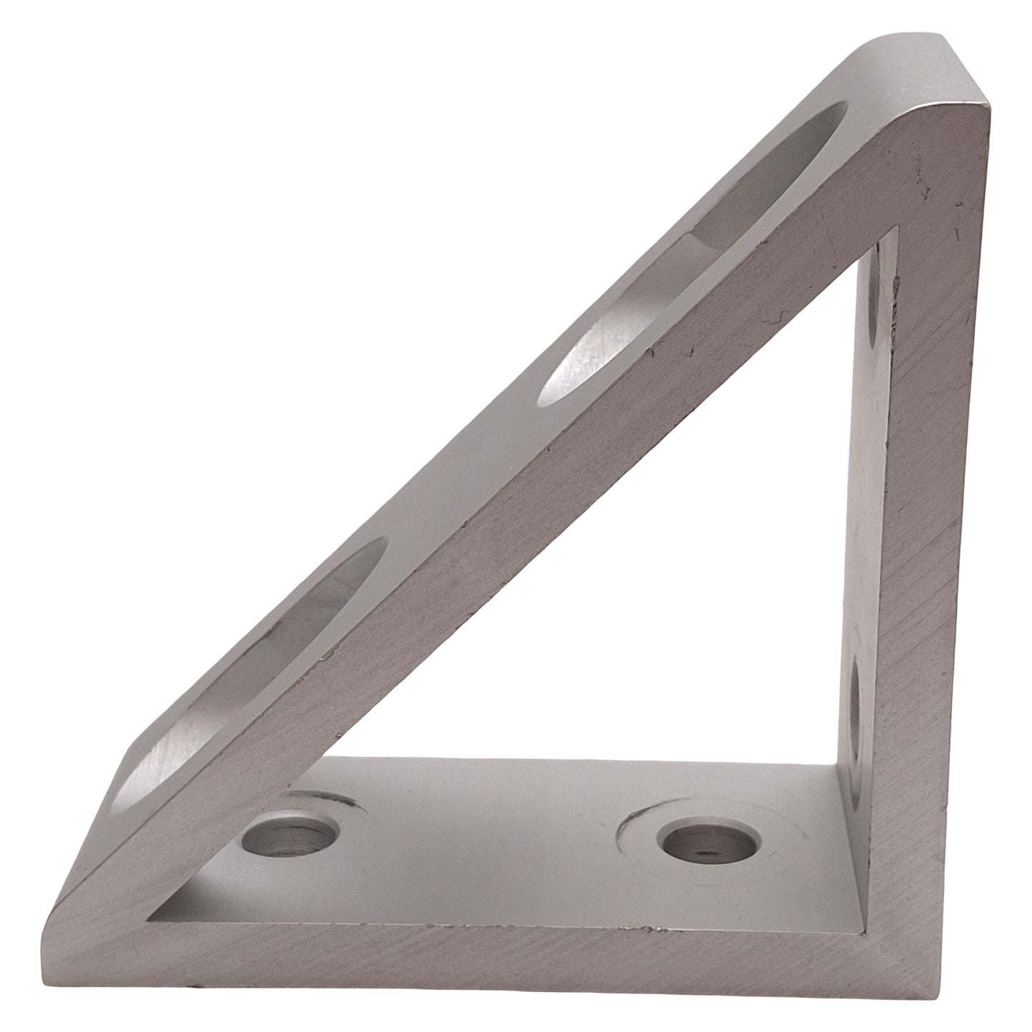 Used Lot of 4 80/20 4336 Tall Gusseted Inside Corner Bracket, 15-Series, 4-Hole