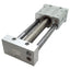 Used SMC NCDY2S25L-0600B Magnetically Coupled Rodless Cylinder, ø1in Bore, 6in Stroke