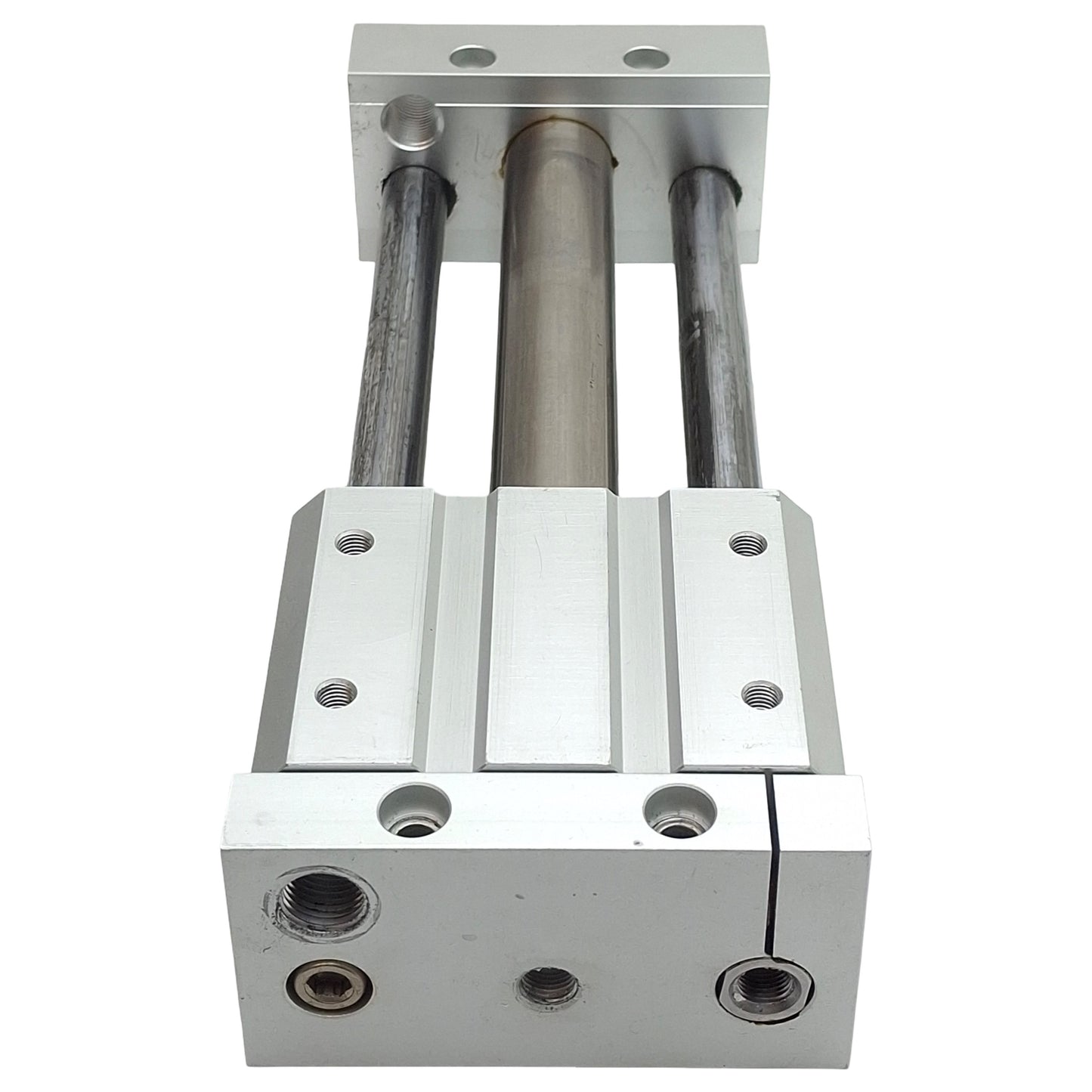 Used SMC NCDY2S25L-0600B Magnetically Coupled Rodless Cylinder, ø1in Bore, 6in Stroke