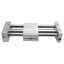 Used SMC NCDY2S25L-0600B Magnetically Coupled Rodless Cylinder, ø1in Bore, 6in Stroke
