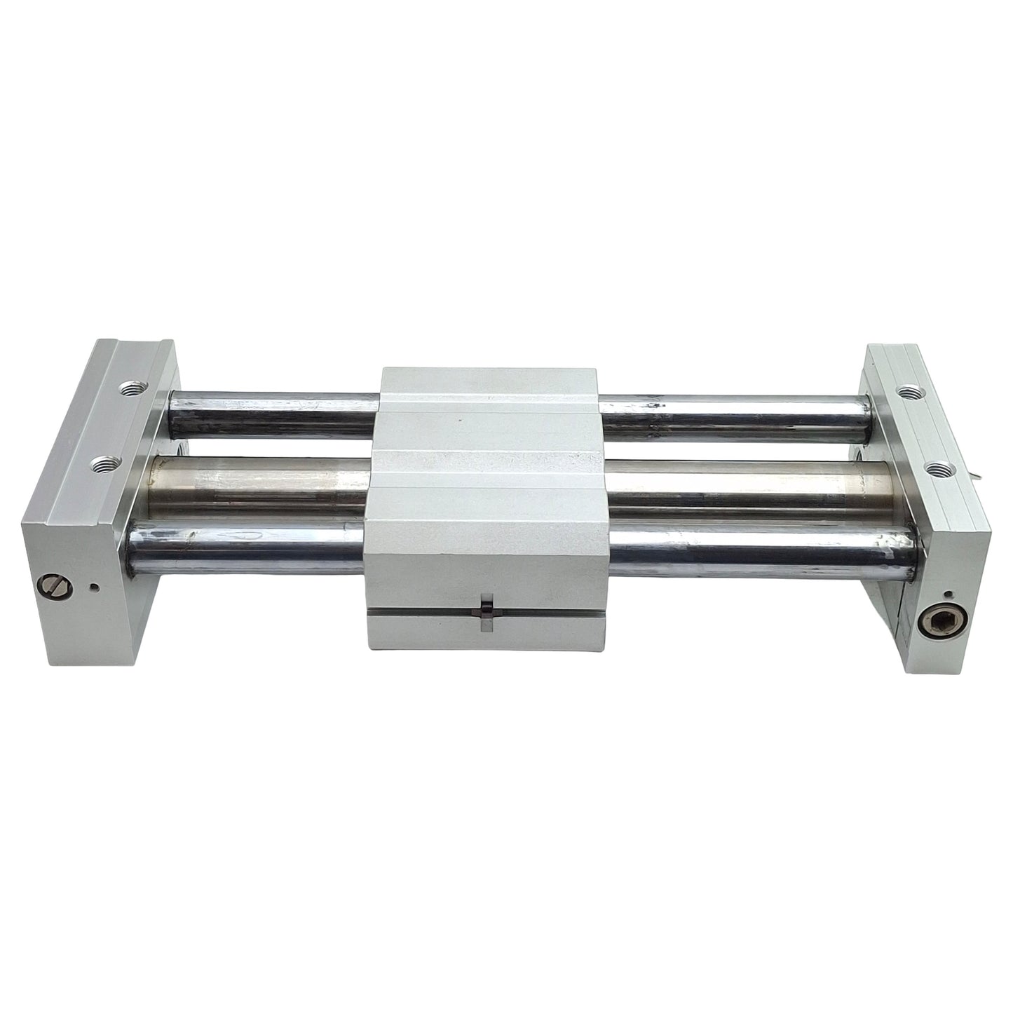 Used SMC NCDY2S25L-0600B Magnetically Coupled Rodless Cylinder, ø1in Bore, 6in Stroke
