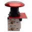 Used Eaton E34JB2N8-3X E-Stop Pushbutton, Push/Pull, Jumbo Mushroom, 2NC, 10A 600VAC