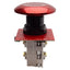 Used Eaton E34JB2N8-3X E-Stop Pushbutton, Push/Pull, Jumbo Mushroom, 2NC, 10A 600VAC