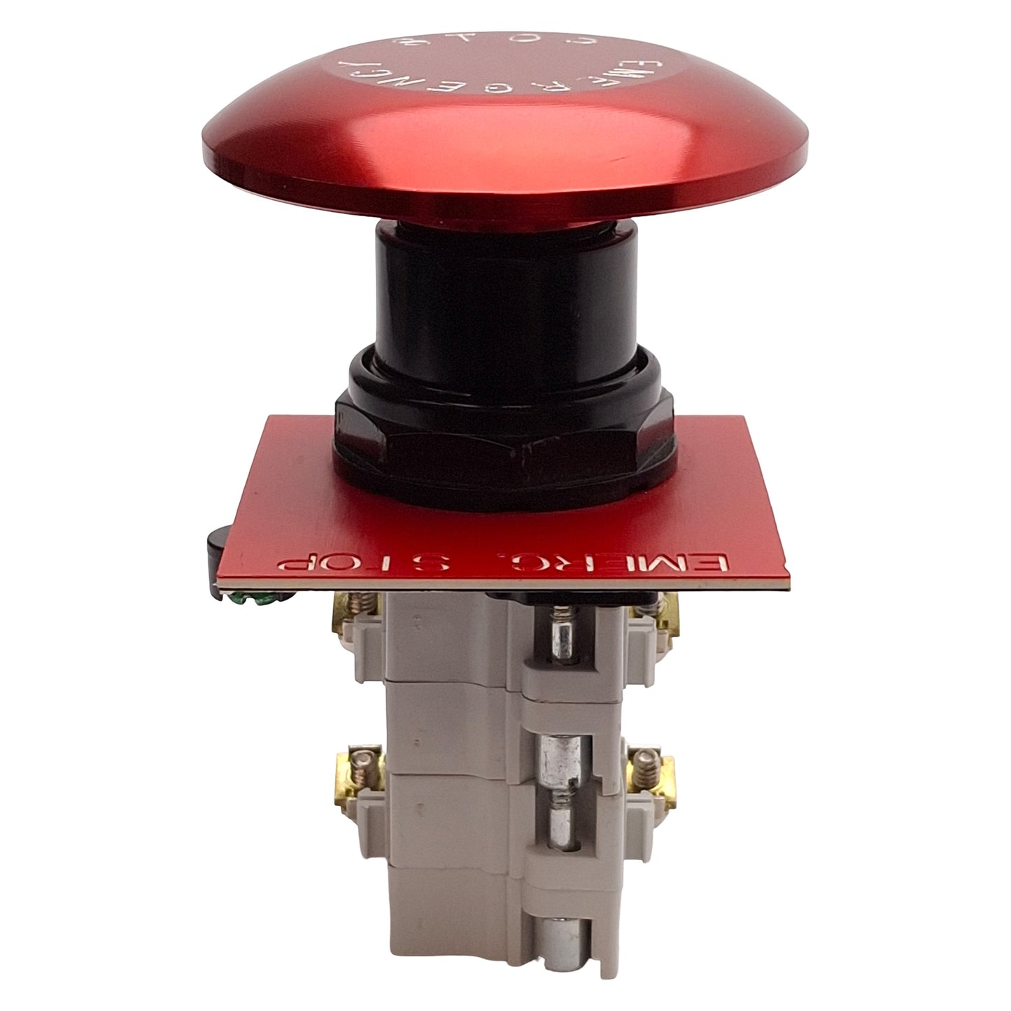 Used Eaton E34JB2N8-3X E-Stop Pushbutton, Push/Pull, Jumbo Mushroom, 2NC, 10A 600VAC