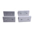 New – Open box Lot of 4 80/20 4334 Aluminum Wide Gusseted 4-Hole Inside Corner Bracket 15 Ser
