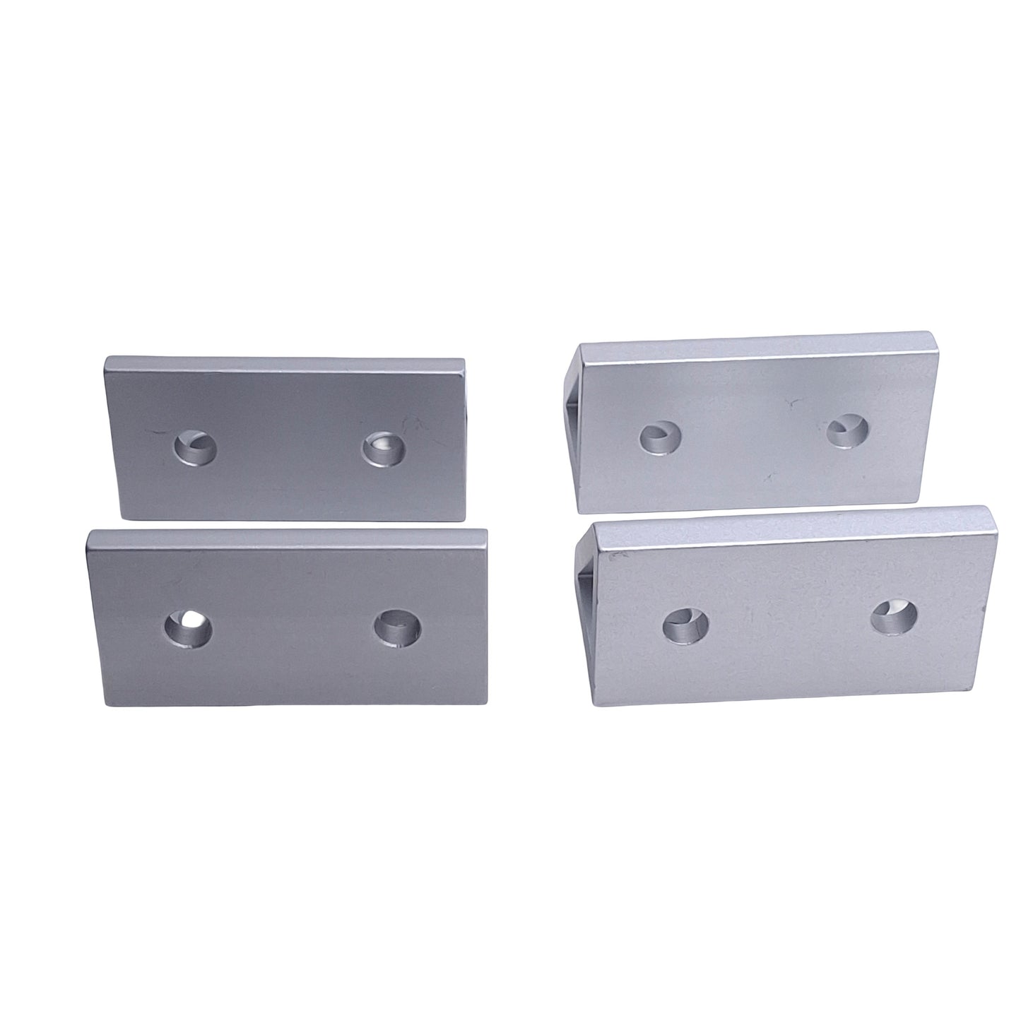 New – Open box Lot of 4 80/20 4334 Aluminum Wide Gusseted 4-Hole Inside Corner Bracket 15 Ser