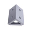 New – Open box Lot of 4 80/20 4334 Aluminum Wide Gusseted 4-Hole Inside Corner Bracket 15 Ser