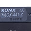 Used Sunx CX-441-Z Photoelectric Sensor NPN, 50mm Max Range, 12-24VDC, M8 4-Pin