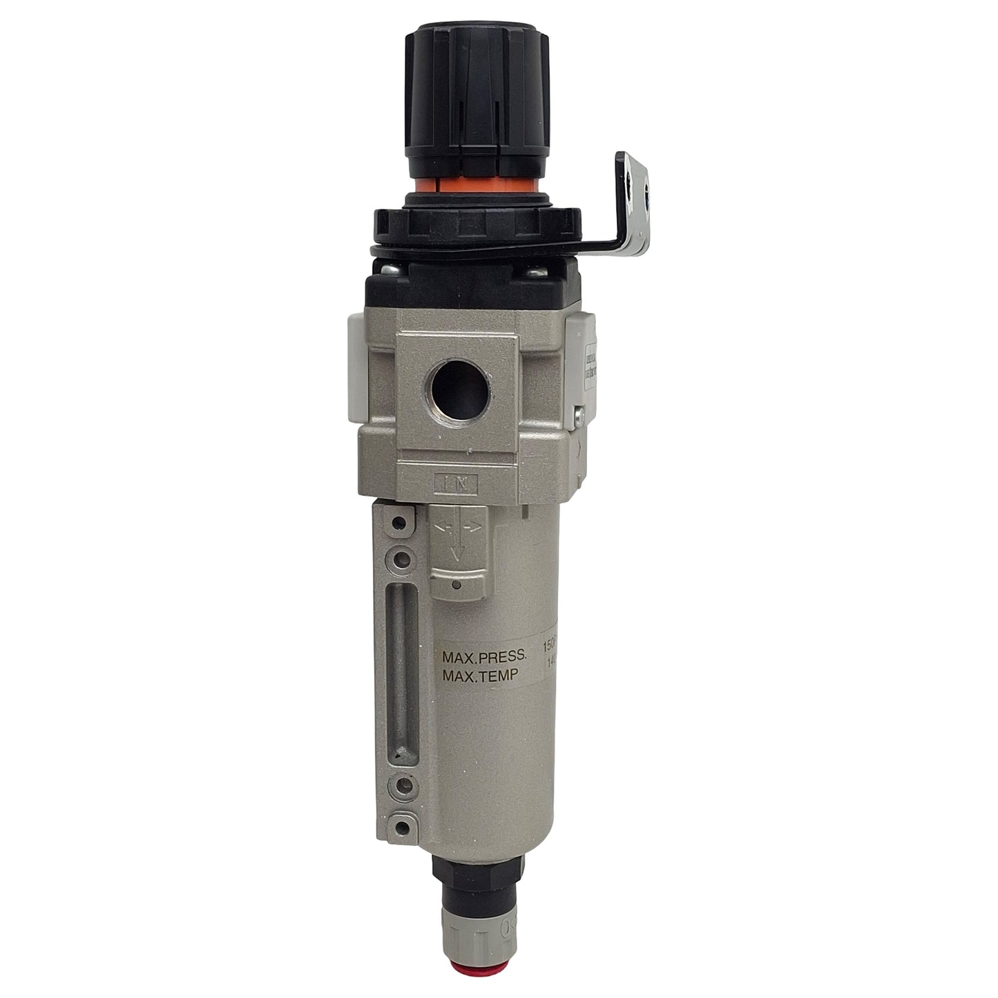 Used SMC AW30-N03BCE-2RZ Pneumatic Filter Regulator, 3/8in NPT, 150psi Max, 5µm