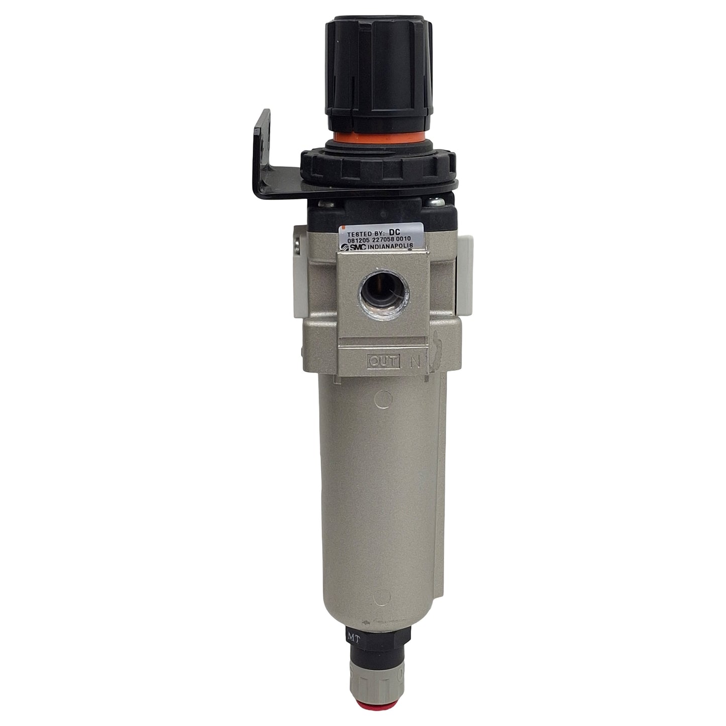 Used SMC AW30-N03BCE-2RZ Pneumatic Filter Regulator, 3/8in NPT, 150psi Max, 5µm